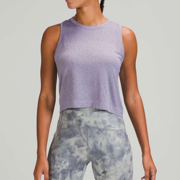 lululemon athletica Tops - Seawheeze 2021 swiftly breathe cropped tank